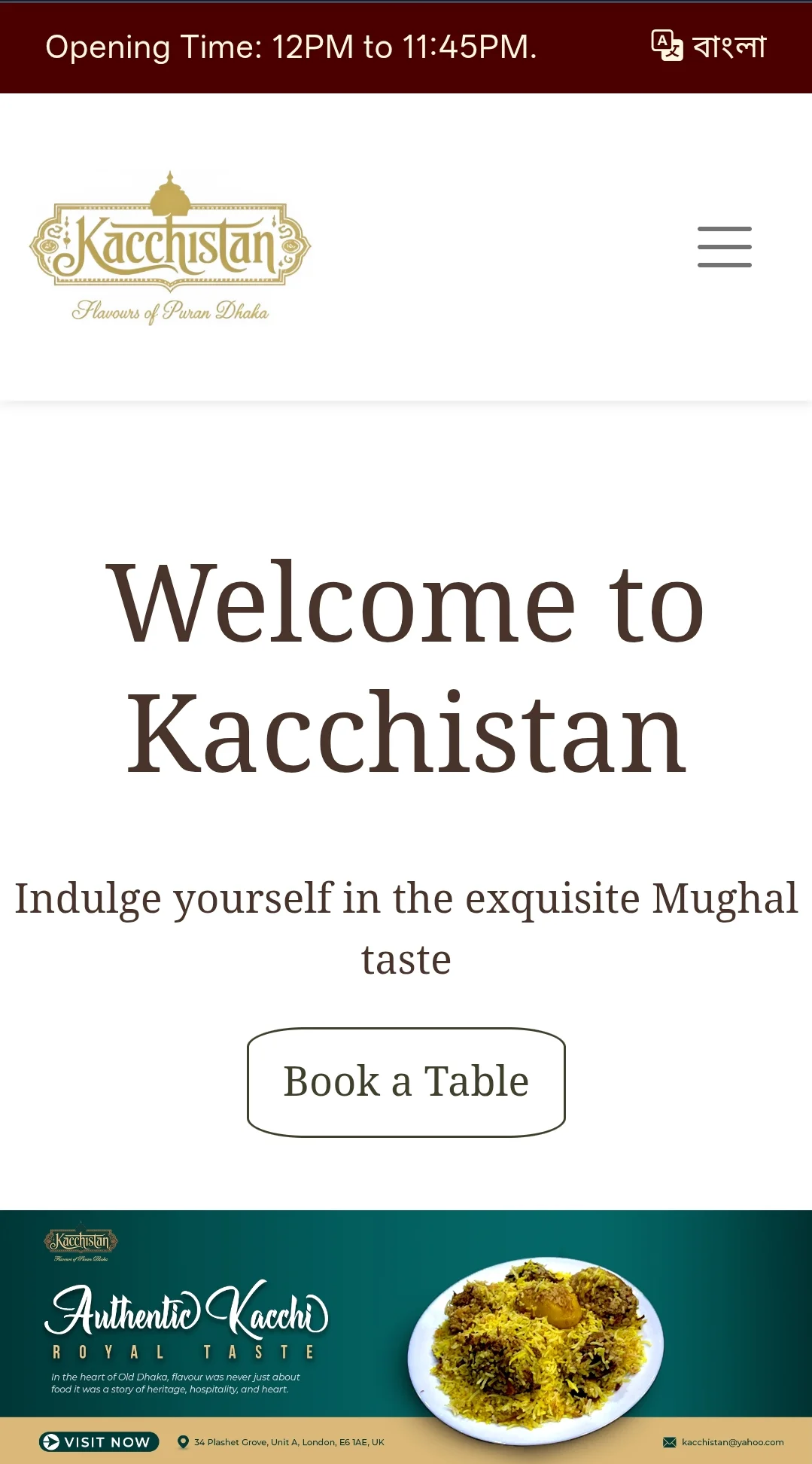 Restaurant Management Website